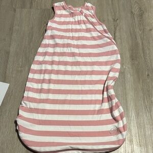 Ecolino Pink and White Striped Kids Sleep Sack